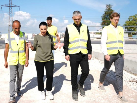 Balluku Inspects Progress on Lot 6 of Tirana’s Great Ring Road