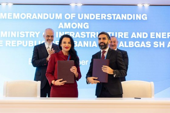 Gasification of Korça Memorandum Signed in Baku