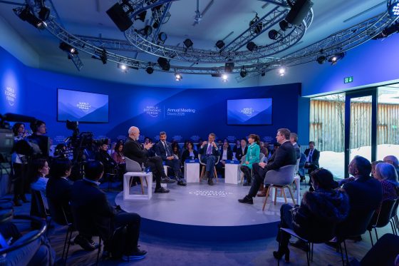 Davos, Prime Minister Edi Rama at the session on tourism development during the World Economic Forum