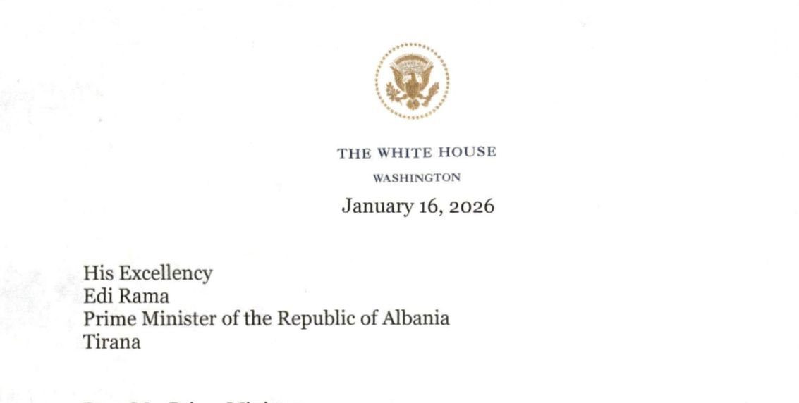 Kryeministri Edi Rama merr ftesë nga Presidenti i SHBA-ve Donald Trump për t’ju bashkuar përpjekjes historike për forcimin e Paqes në Lindjen e Mesme