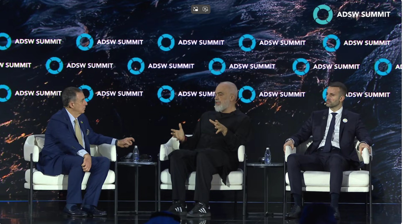 Abu Dhabi, Prime Minister Rama on a panel at the 2026 Sustainability Week Summit