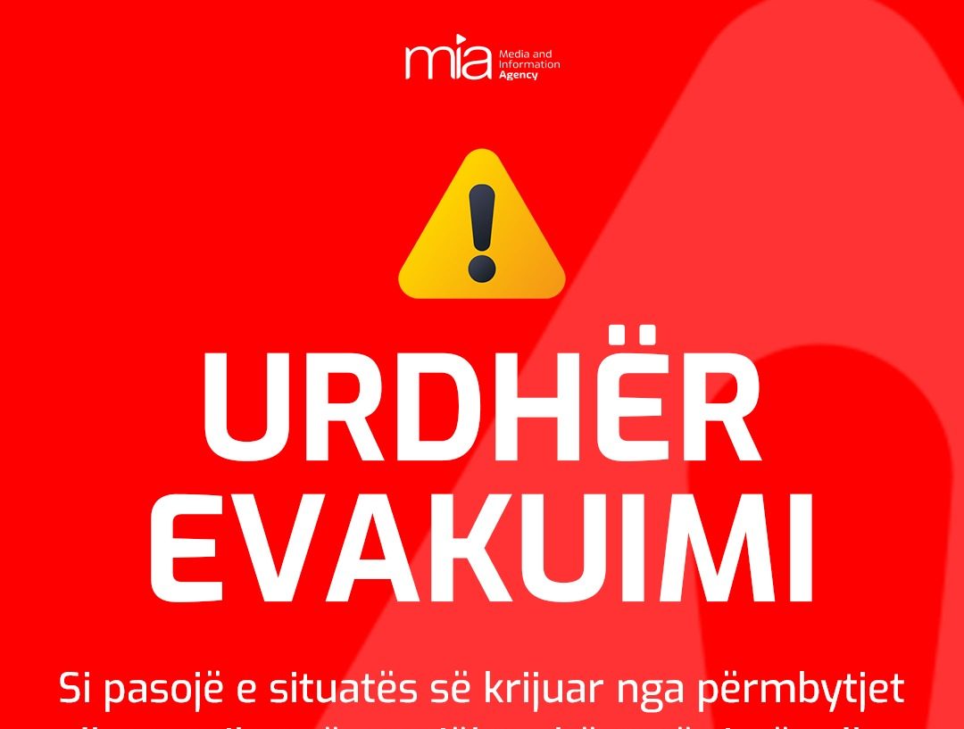 Urdhërohet evakuimi i menjëhershëm në Durrës dhe Vlorë për shkak të përmbytjeve