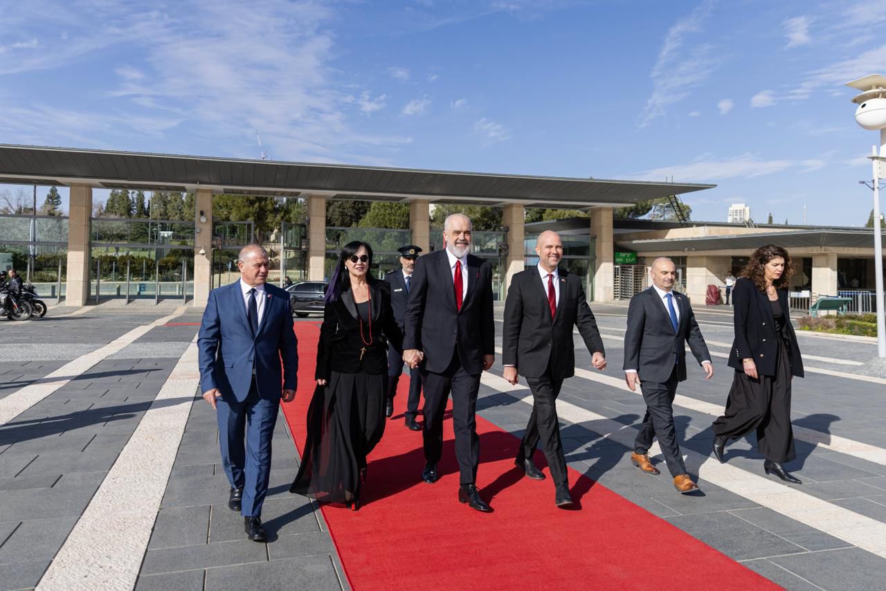 Jeruzalem, Kryeministri Edi Rama mikpritet me ceremoni në Knesset “Plaza”