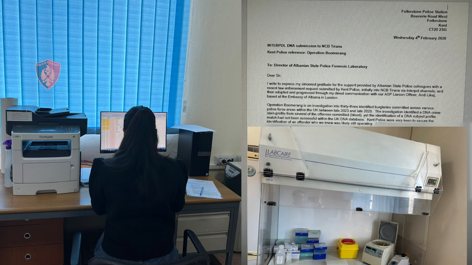 Profesionalizëm, përkushtim dhe besueshmëri, nga strukturat e Policisë së Shtetit, gjatë bashkëpunimit hetimor dhe operacional me homologët.