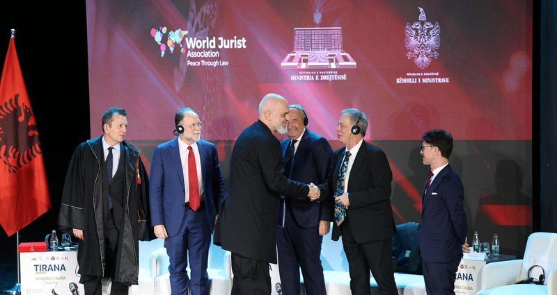Solemn “Doctor Honoris Causa” Ceremony Opens Events in Tirana within the Framework of the Opening Session of the World Law Congress