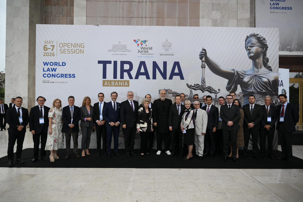 Tirana mirëpret Sesionin Hapës të Kongresit Botëror të Ligjit, Ministri Gogu: Shqipëria zgjodhi reformën edhe kur dukej e pamundur