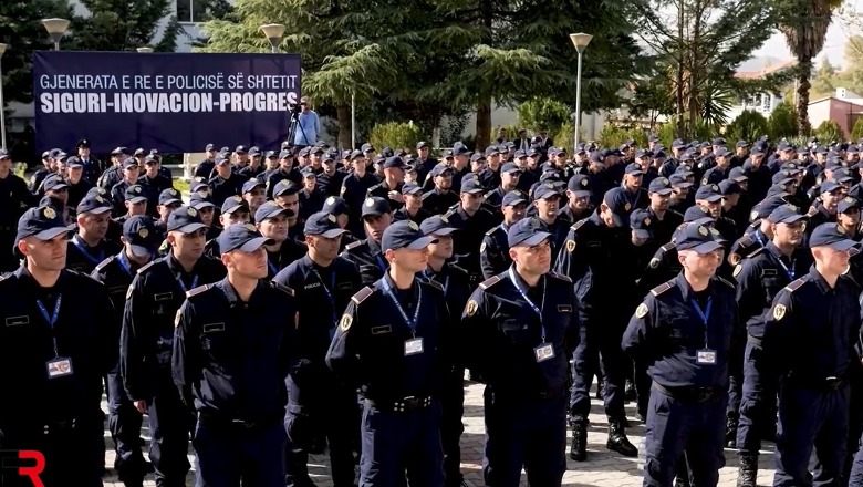 State Police Welcomes 389 New Recruits, Lamallari From a Reactive Police Force to One Focused on Prevention
