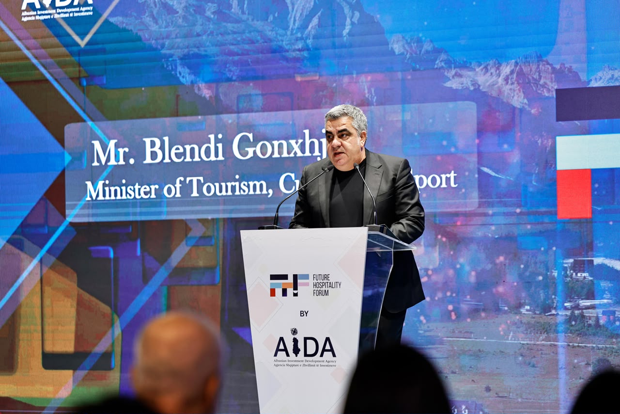 Future Hospitality Forum 2026, ministri Gonxhja: Investimet në infrastrukturën e turizmit të shoqërohen edhe me rritjen e kapitalit njerëzor